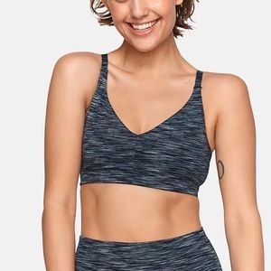 Outdoor Voices Grey Marled Flow Bralette